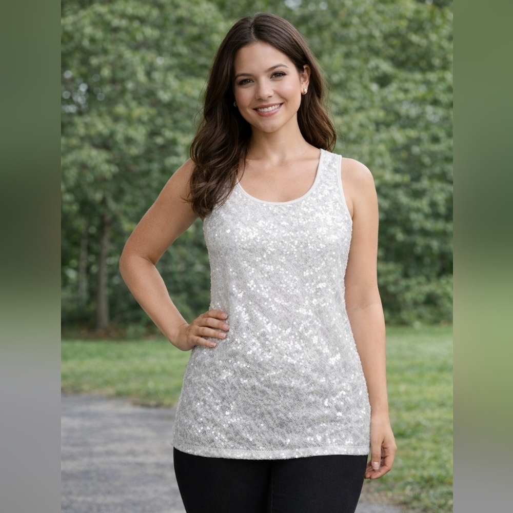 Studio Y White Tank Top